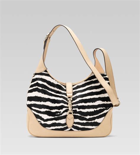 gucci zebra jackie|gucci 1961 shoulder bag.